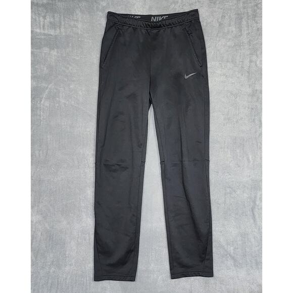 Nike Men's Therma Pants Sweatpants Athletic Pants Black Medium - Picture 1 of 9